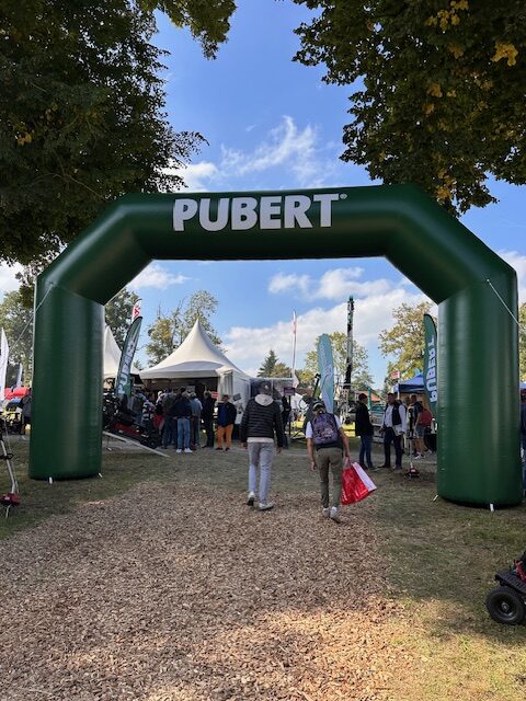 entrée du stand Pubert au salon vert 2024